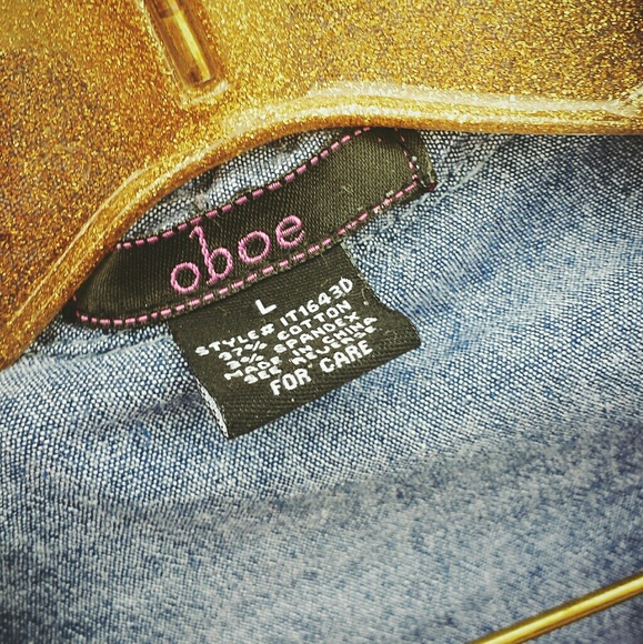 Blue chambray tunic - Picture 3 of 3